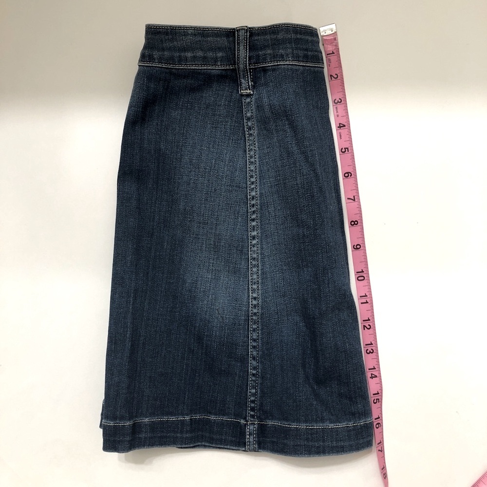 Cello Denim Jeans Button Front Skirt - Picture 7 of 7